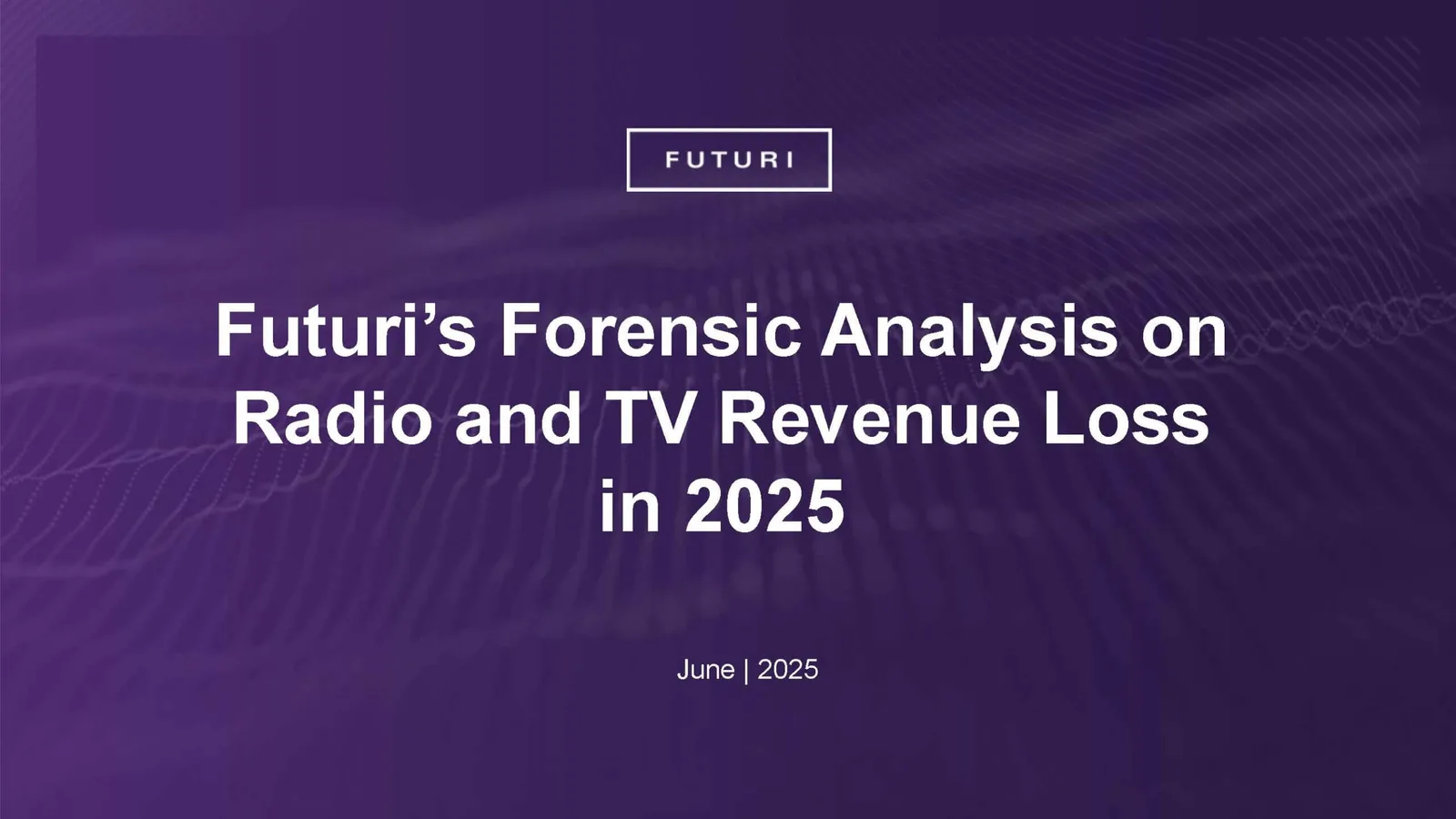 Futuri’s Forensic Analysis on Radio and TV Revenue Loss in 2025
