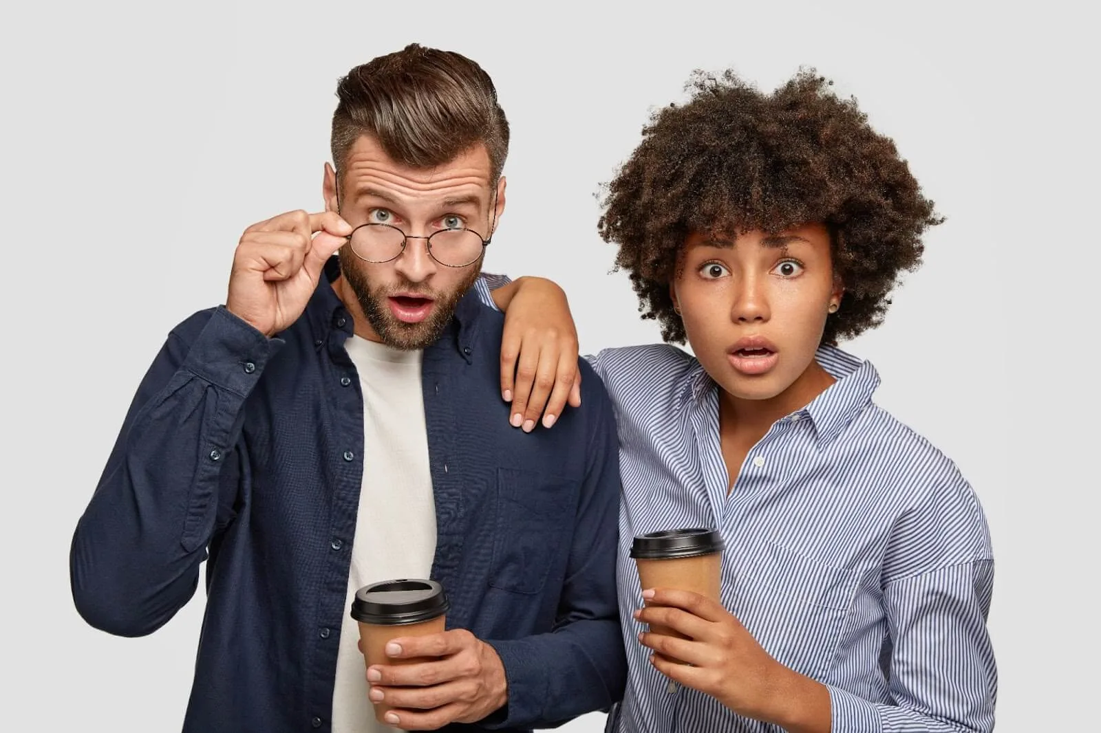 two media professionals impressed by AI-powered spec spots
