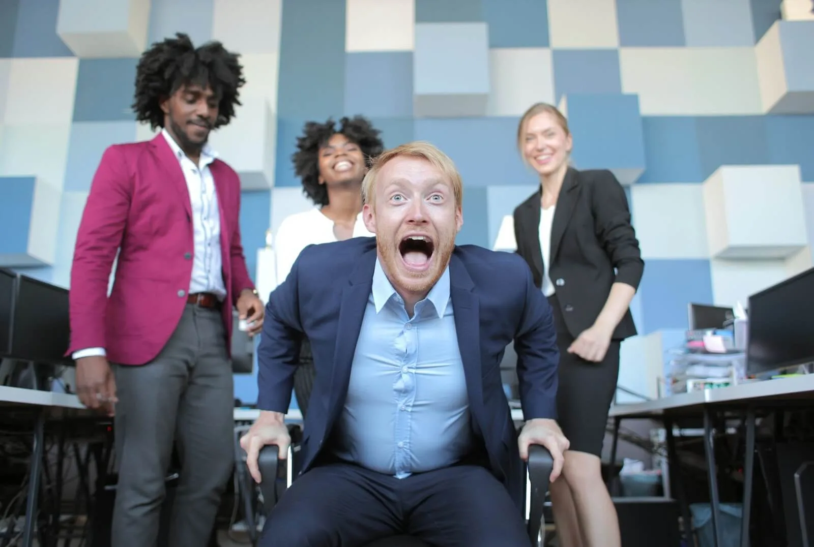 Radio and media sales professionals happy and excited about ai-powered spec spots for their clients