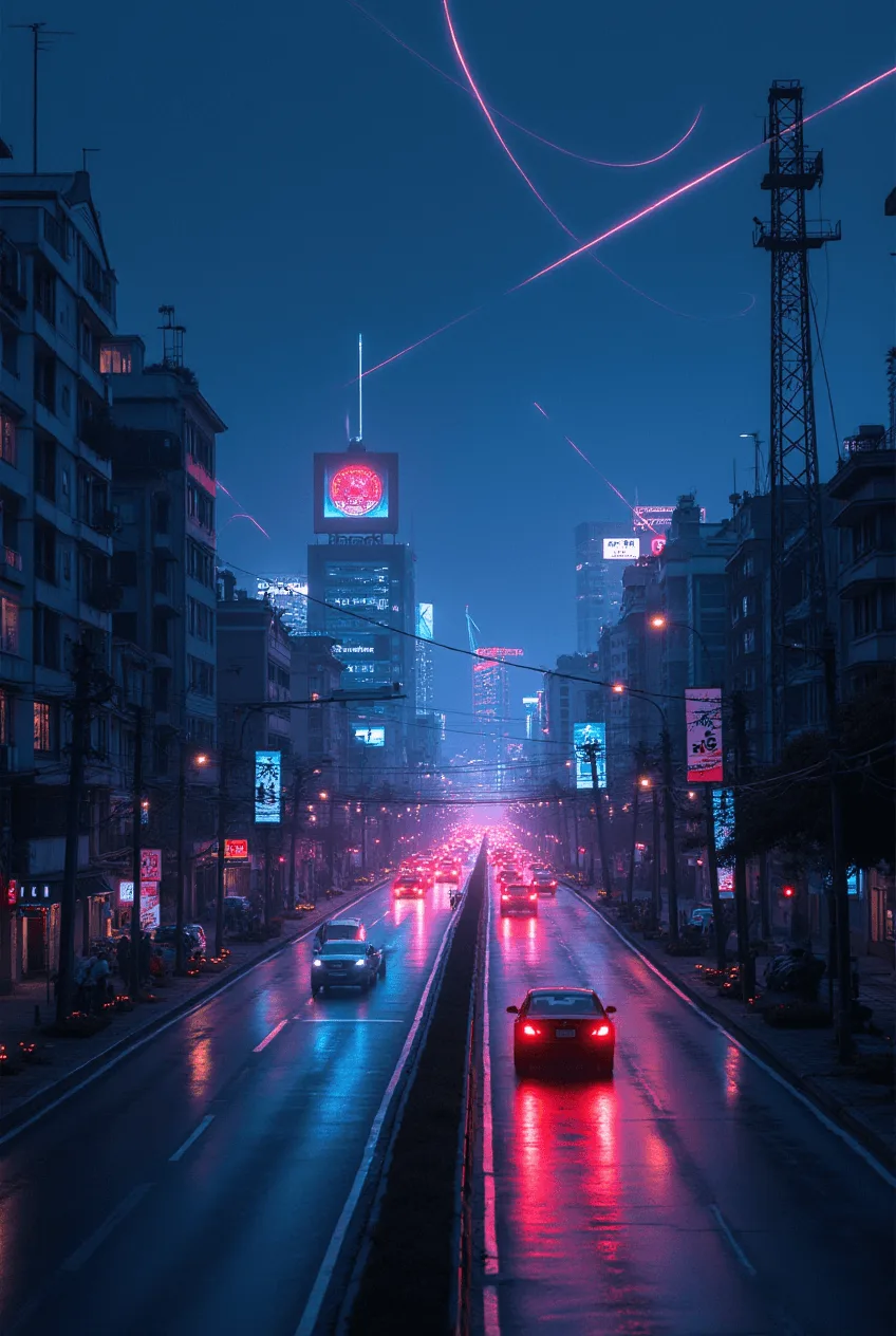 a_quiet_city_at_night_with_radio_waves_rising_from_rooftops_like_glowing_threads_reaching_cars_on