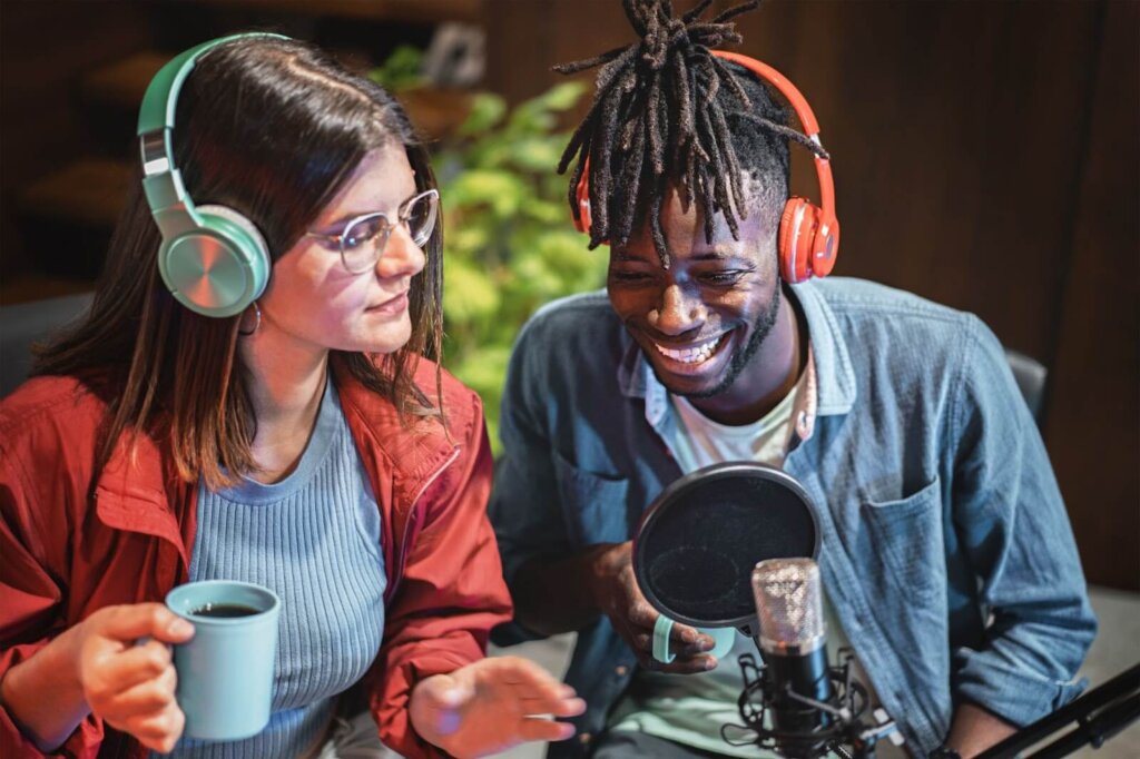 broadcast media rep and client creating ai-powered spec spot