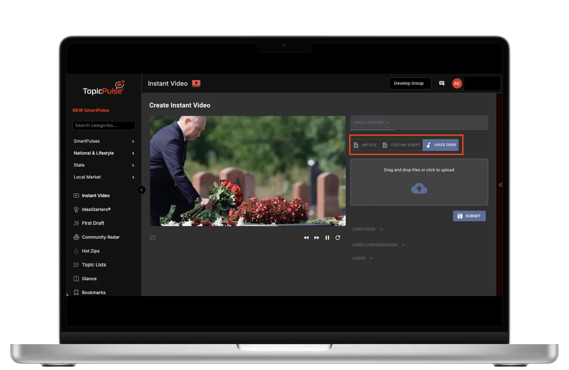 Create Instant Video-front